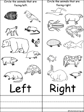 Search result: 'Circle Animals Facing Left or Right - Learning Left and Right'