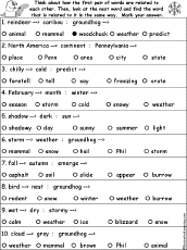 1st worksheet animal classification grade Groundhog Worksheets Day Crafts, and Printable Books