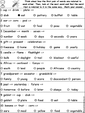 Verbal Analogies