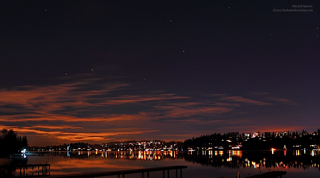 Big Dipper over Lake Washington