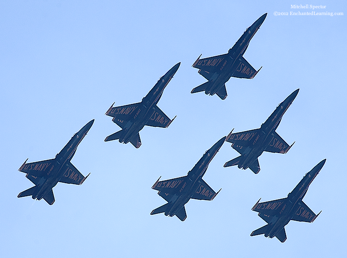 Blue Angels in Delta Formation