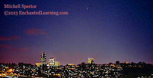 Comet Pan-STARRS (C/2011 L4) over Seattle