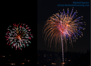 Fireworks over Bellevue