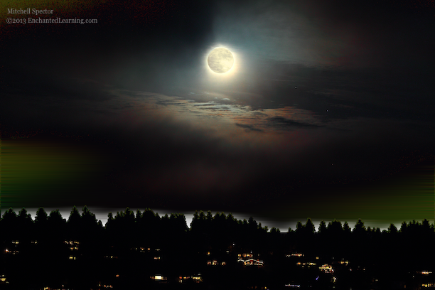 Full Moon over Lake Washington