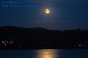 Full Moon over Lake Washington