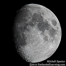 Waxing Gibbous Moon, 83.5% Illuminated