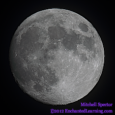 Waxing Gibbous Moon, 98% Illuminated