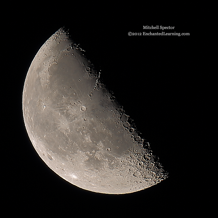 Nearly Last-Quarter Moon, 52% Illuminated