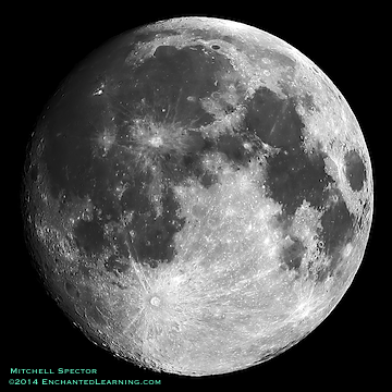 Nearly Full Moon 98% Illuminated