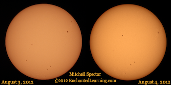 New Sunspot, August 4, 2012