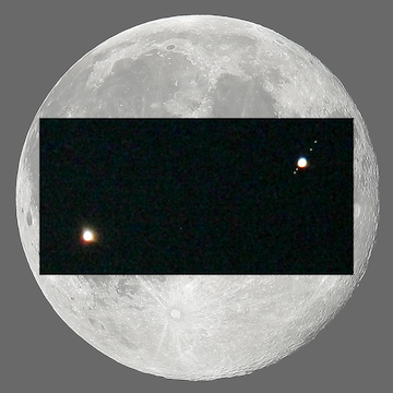 Venus and Jupiter - Conjunction of August 2014