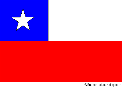 red blue and white flag with one star