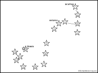 sirius constellation connect the dots