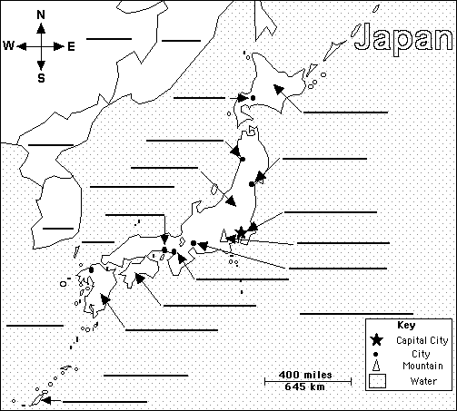 Jungle Maps Map Of Japan Quiz