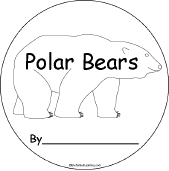 Search result: 'Polar Bear Shape Book: Cover'