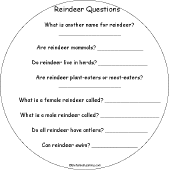 Reindeer questions