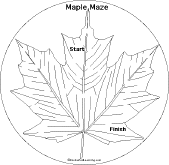 Maple Leaf Maze