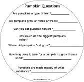 pumpkin questions