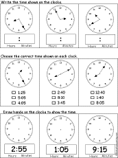 Search result: 'Telling Time Activities #4'