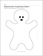 Search result: 'Gingerbread Boy Tracing/Cutting Template'