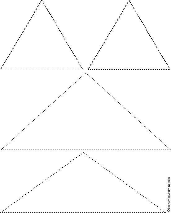 Triangles 2 Tracing/Cutting Template