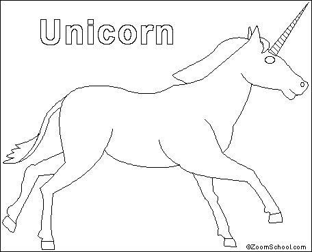 unicorn pictures to print
