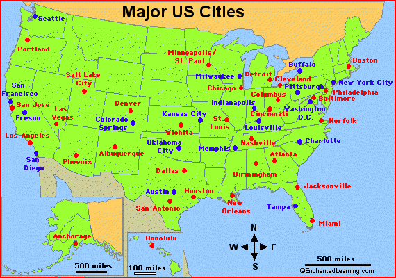 Cities In The United States Map - Winter Storm 2024