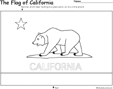 Search result: 'Flag of California Printout'