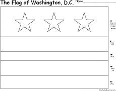 Search result: 'Flag of Washington, D.C. (Printout)'