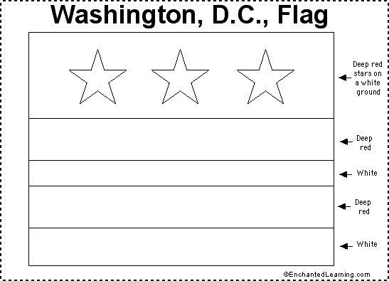 Search result: 'Washington, D.C., Flag Printout'