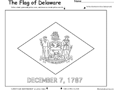 Flag of Delaware -thumbnail