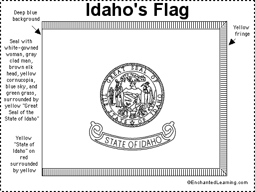 Search result: 'Idaho Flag Printout'