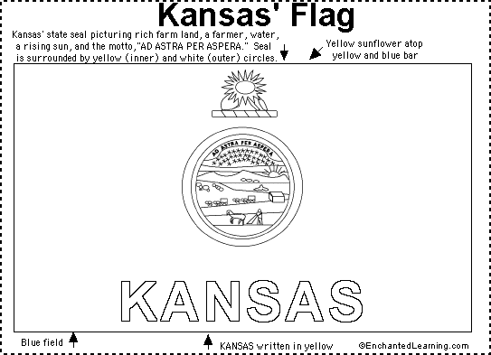 Search result: 'Kansas Flag Printout'