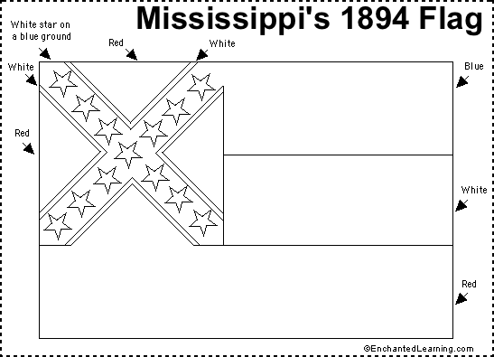 Mississippi 1894 flag