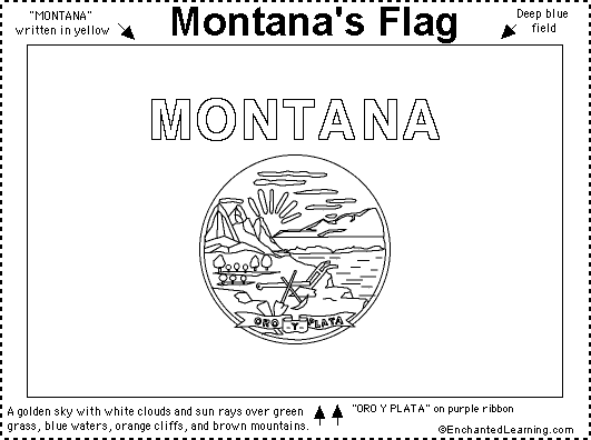 Search result: 'Montana Flag Printout'