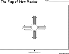 Flag of New Mexico -thumbnail