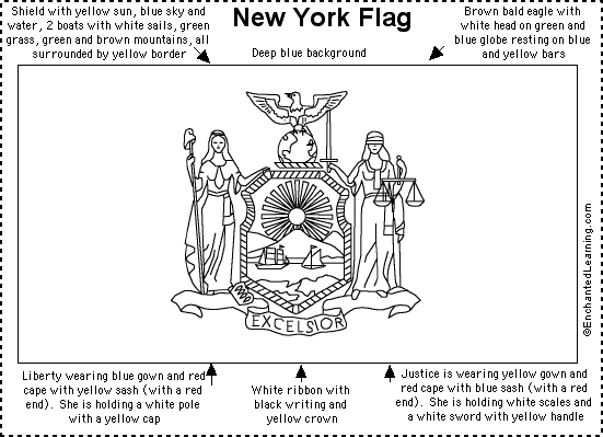 official new york flag