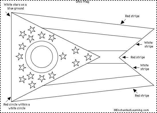 Ohio State Flag Printable