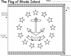 Search result: 'Flag of Rhode Island Printout'