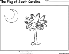 Flag of South Carolina -thumbnail