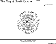 Flag of South Dakota -thumbnail