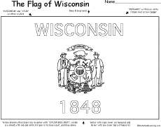 Flag of Wisconsin -thumbnail