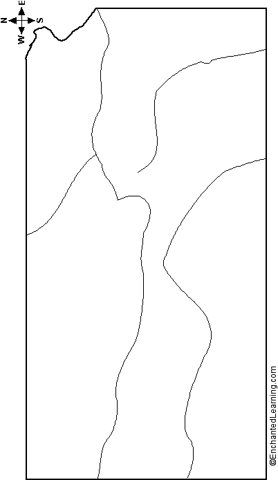 outline map of Kansas