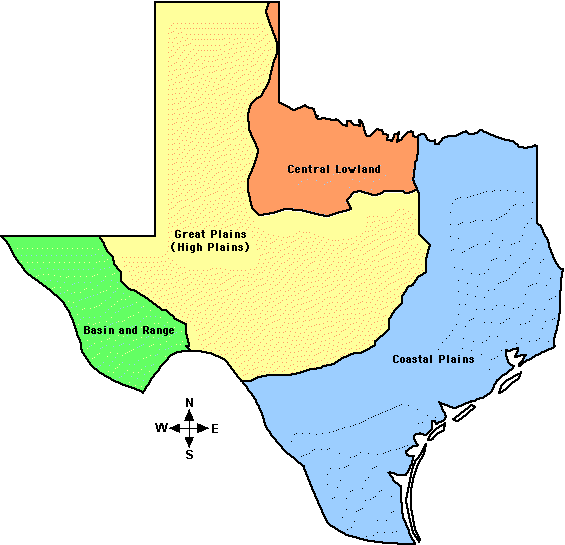 Map Of Texas Region 4 Regions of Texas, Outline Map Labeled and Colored 