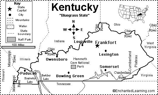 Search result: 'Kentucky Map/Quiz Printout'