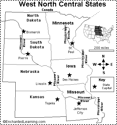 northwest states and capitals