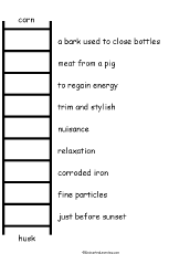 Spelling Activities Food Theme Page At Enchantedlearning Com