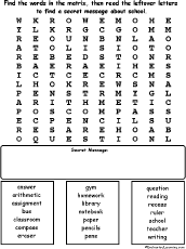 Printable Word Puzzles Enchantedlearning Com