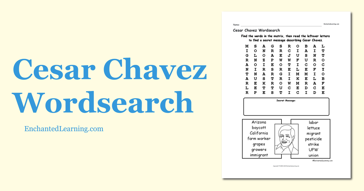 cesar-chavez-wordsearch-enchanted-learning