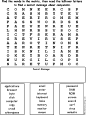 Wordsearch/Wordfind Puzzles: EnchantedLearning.com